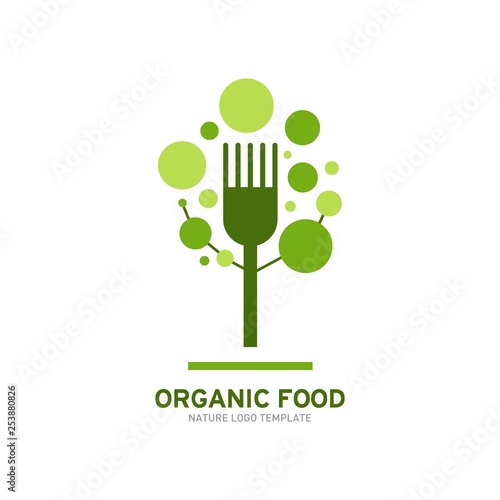 Organic Food Logo Template