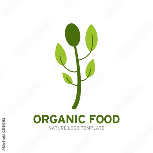 Organic Food Logo Template