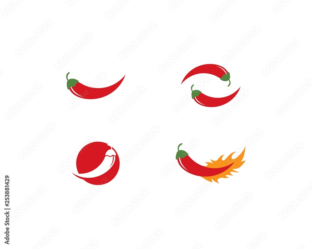 Chili logo vector Chili logo vector