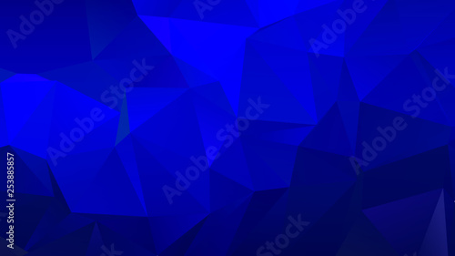 Blue Hues Trendy Low Poly Backdrop Design