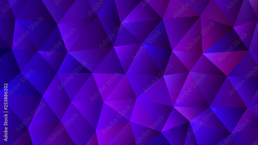 Trendy Low Poly with Indigo Blue Backdrop Trendy Low Poly with Indigo Blue Backdrop