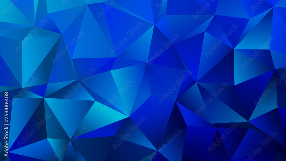 Blue Hues Trendy Crystal Polygonal Backdrop Design Blue Hues Trendy Crystal Polygonal Backdrop Design