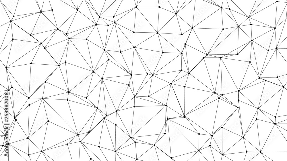Trendy Low Poly Triangles with White Backdrop Trendy Low Poly Triangles with White Backdrop