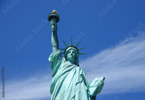Statue of liberty, Manhattan, New York, USA
