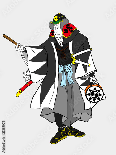 大石内蔵助・討ち入り姿・忠臣蔵