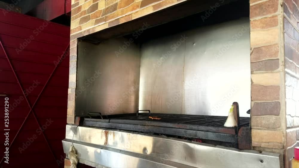 custom made wallpaper toronto digitalBeef Cooking On An Open Grill In A Restaurant In Mexico