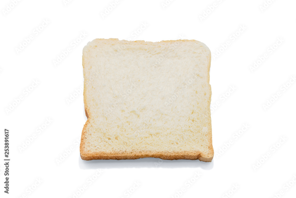 sliced bread isolated on white background sliced bread isolated on white background