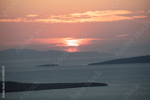 Sunset at Devil's Table ( Seytan Sofrasi ), Ayvalik, Balikesir, Turkey photo