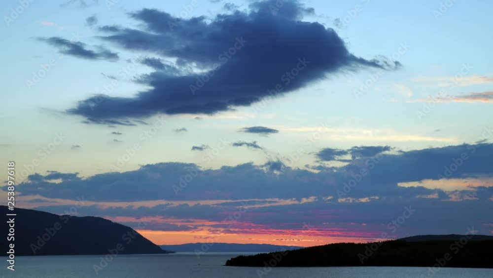 Sunset over ovean Noreay Timelapse 4K Sunset over ovean Noreay Timelapse 4K
