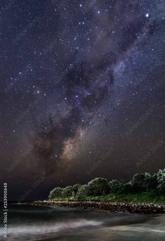 The Milky Way over Boat Harbour, NSW, Australia The Milky Way over Boat Harbour, NSW, Australia