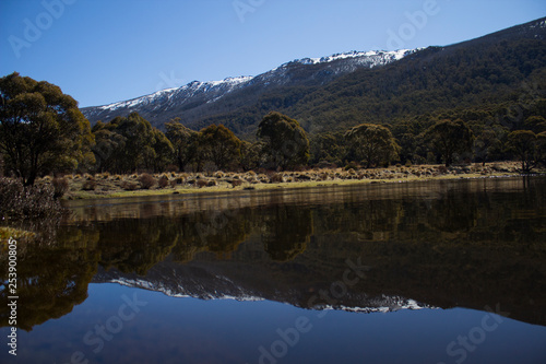 Lake  Snowy Mountains