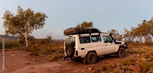 Off-Road Vehicle in the Australian Outback