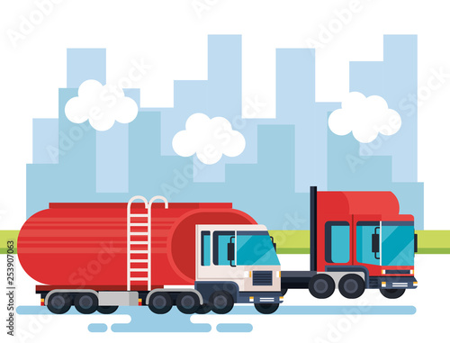 tanker trucks logistic service