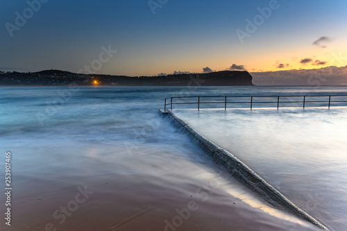 Blue Hour at the Ocean Pool