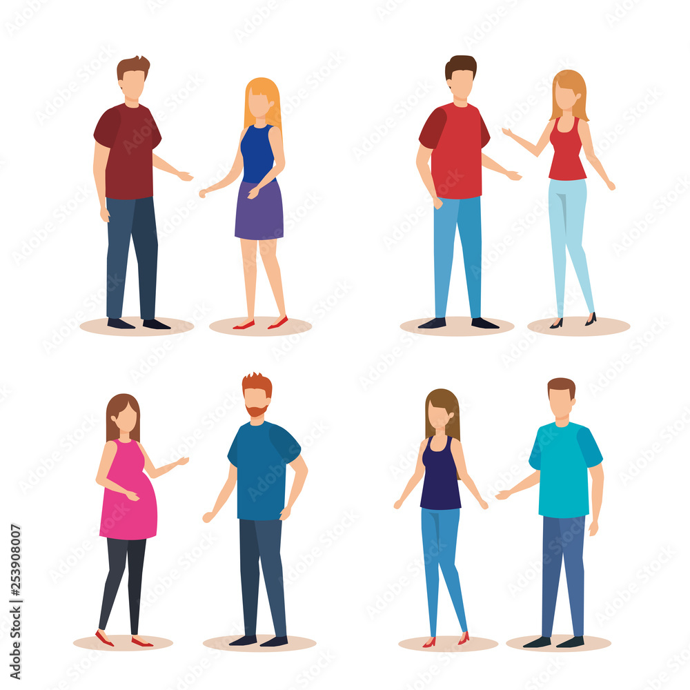 woman pregnancy with people woman pregnancy with people