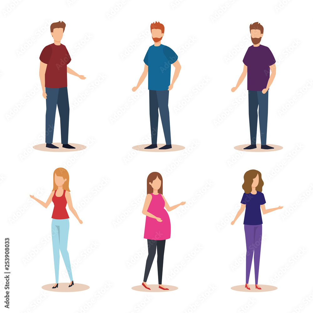 woman pregnancy with people woman pregnancy with people