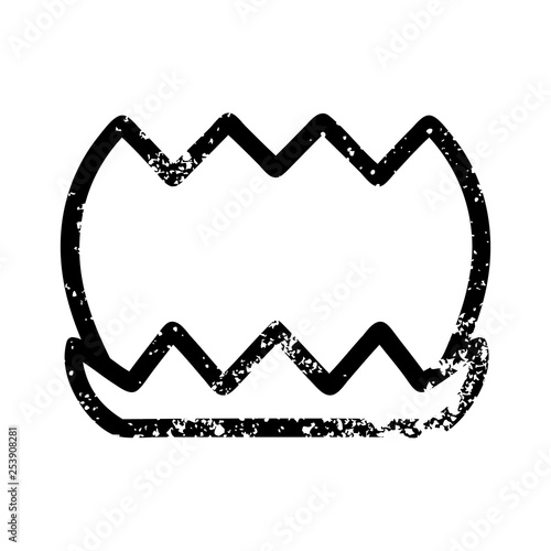 lotus flower distressed icon