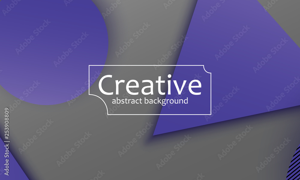 Obraz premium Geometric background. Material design.