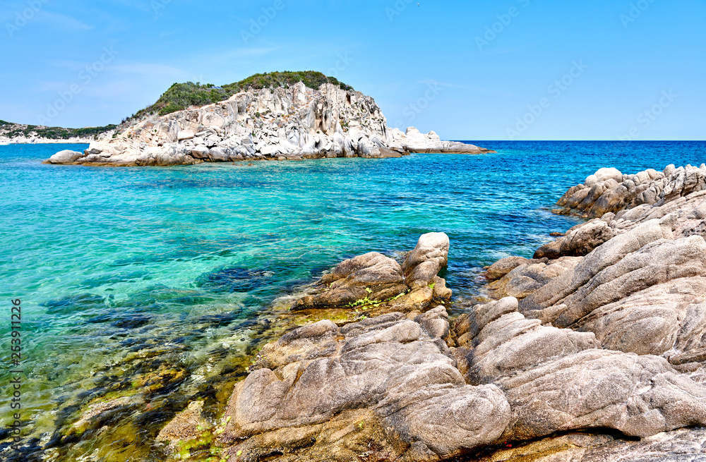 Beautiful beach landscape, Sithonia, Greece Beautiful beach landscape, Sithonia, Greece