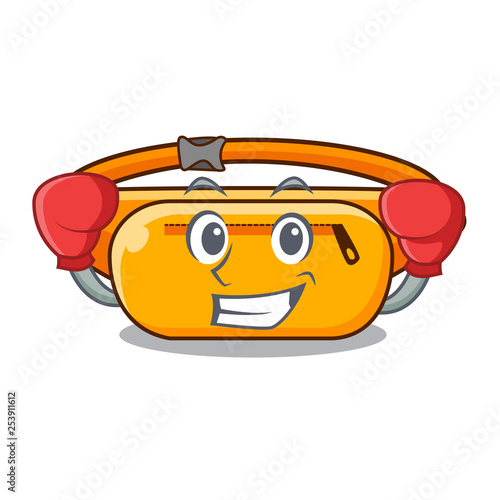 Boxing waist bag placed in cartoon closet