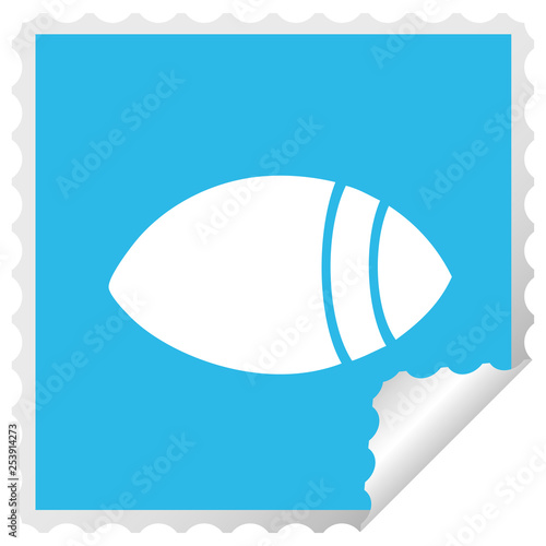 square peeling sticker cartoon eye looking to one side