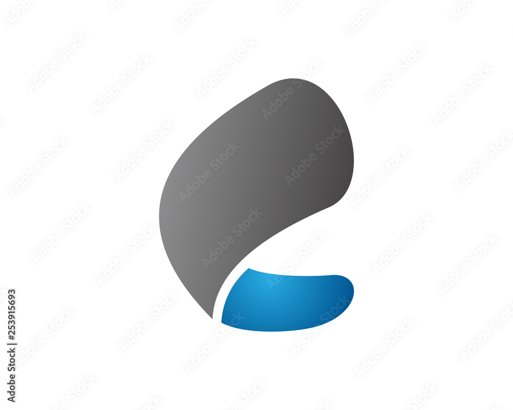 C whale logo icon template C whale logo icon template