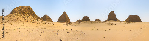 Pyramid of the Black Pharaohs of the Kush Empire in Sudan  Africa