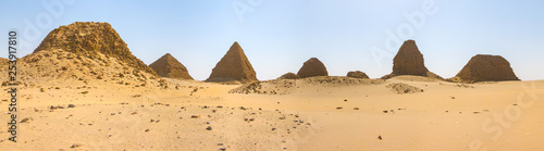 Konstfotografi Pyramid of the Black Pharaohs of the Kush Empire in Sudan, Africa
