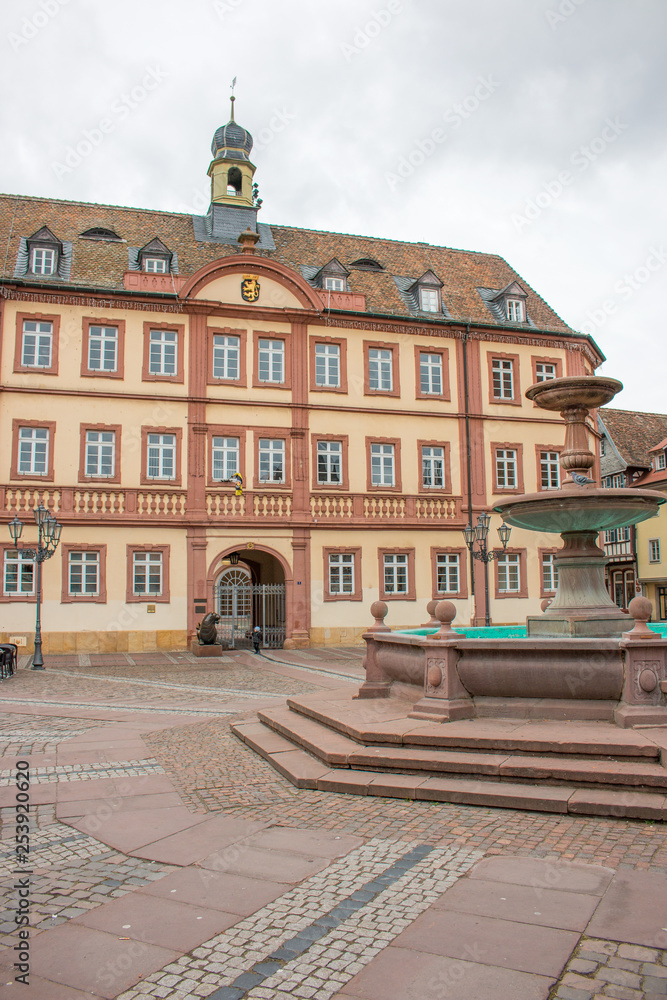 Historisches Rathaus  am Marktplatz Neustadt an der Weinstraße Rheinland-Pfalz