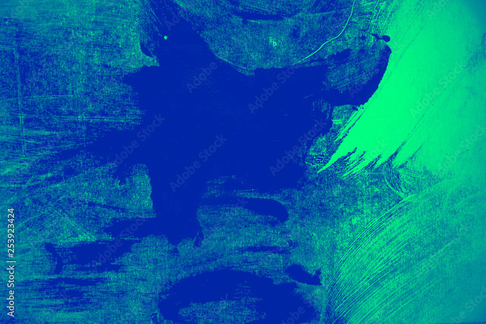 green and blue paint brush strokes background 