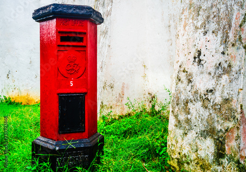 View on Pillbox in the city of Galle, a remnant of Sri Lanka's old colonial past photo