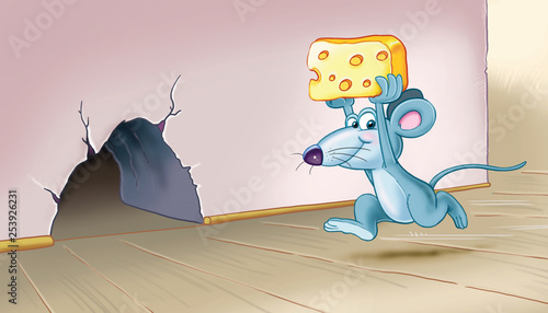 mouse and cheese