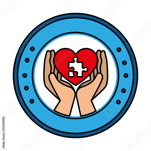 hands lifting heart with puzzle attached solution
