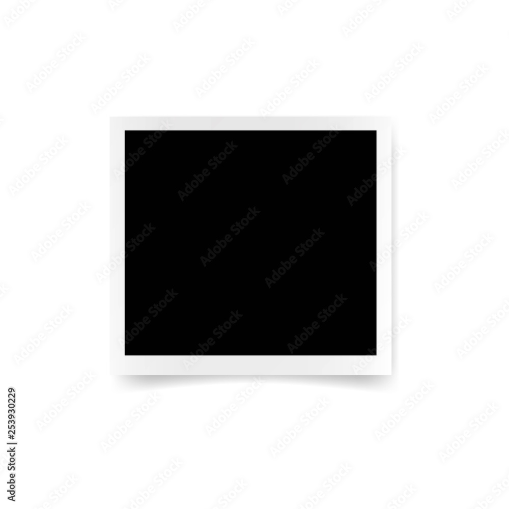 Vector paper frame isolated Vector paper frame isolated