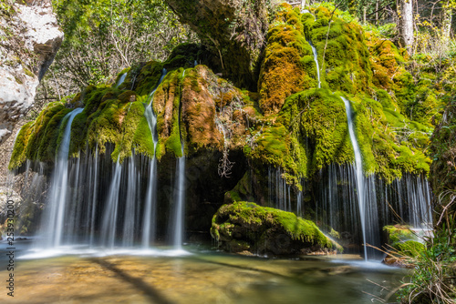 Waterfalls and Creek in the Mountains of Southern Italy