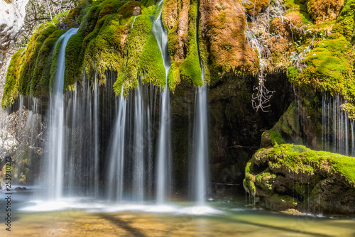 Waterfalls and Creek in the Mountains of Southern Italy