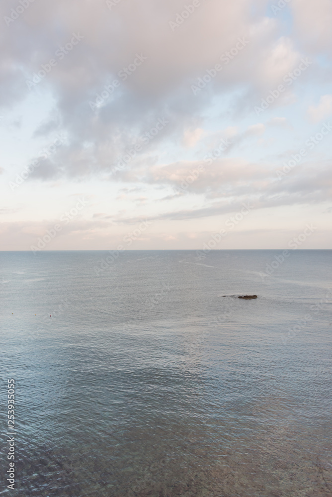 Sunrise on the Southern Italian Mediterranean Sea