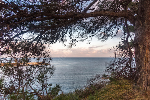 Sunrise on the Southern Italian Mediterranean Sea