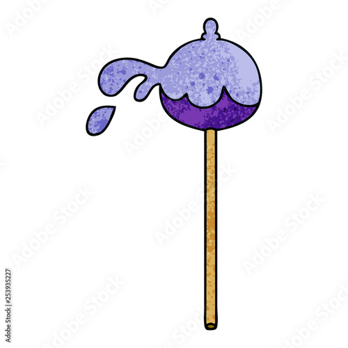 quirky hand drawn cartoon lolipop