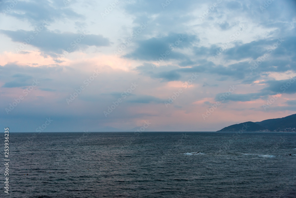 Sunrise on the Southern Italian Mediterranean Sea Sunrise on the Southern Italian Mediterranean Sea