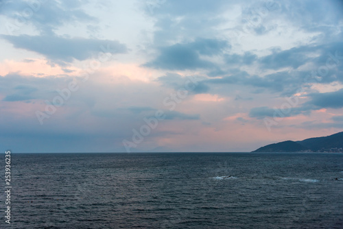 Sunrise on the Southern Italian Mediterranean Sea