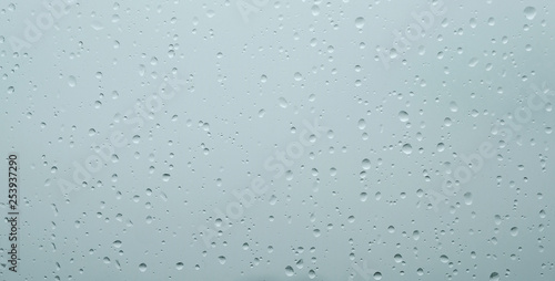 rain drops on window glasses surface