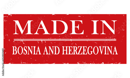 vector Made in Bosnia and Herzegovina