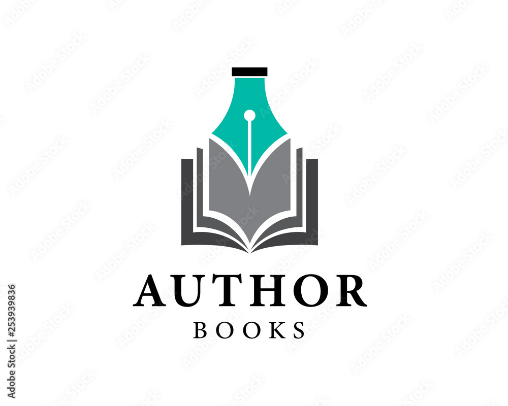 Book Pen Logo Vector Stock Vector by ©lunikaanna@gmail.com 185426644