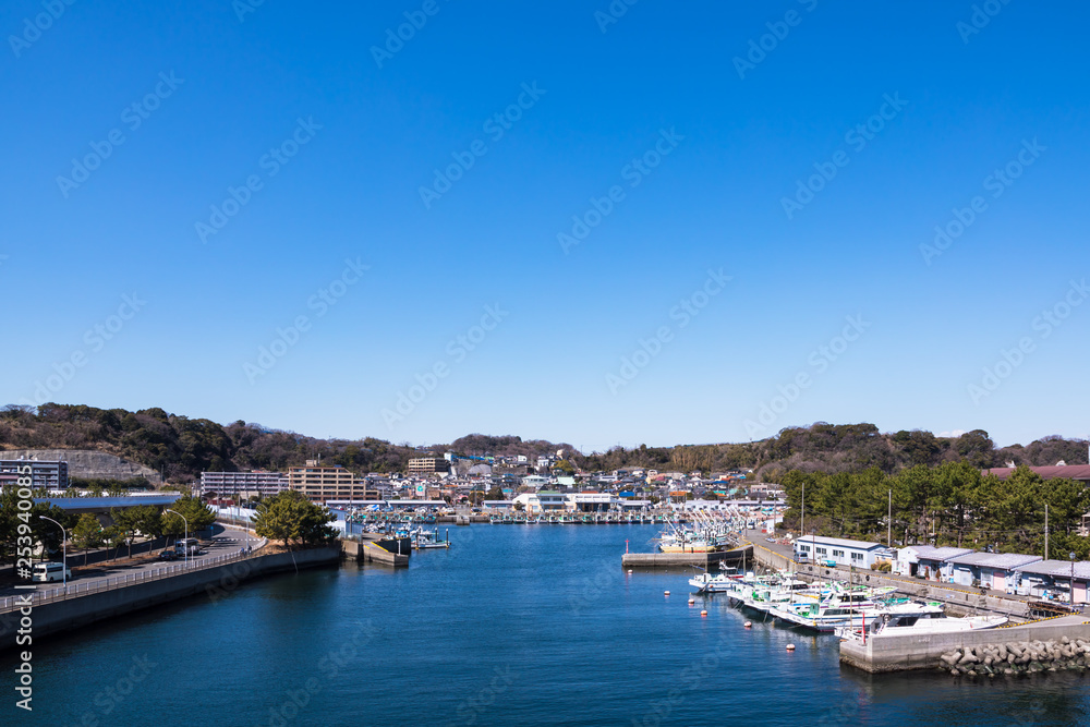 (神奈川県ｰ風景)横浜の柴漁港風景１