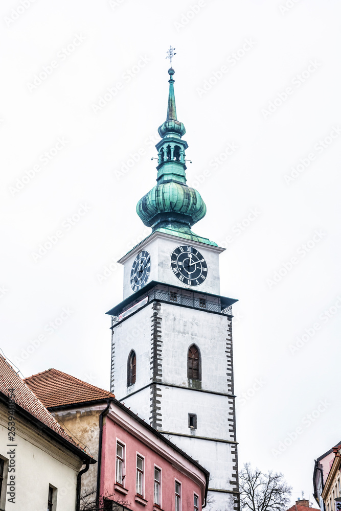 Municipal tower in Trebic, Czech