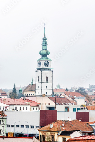 Municipal tower in Trebic, Czech
