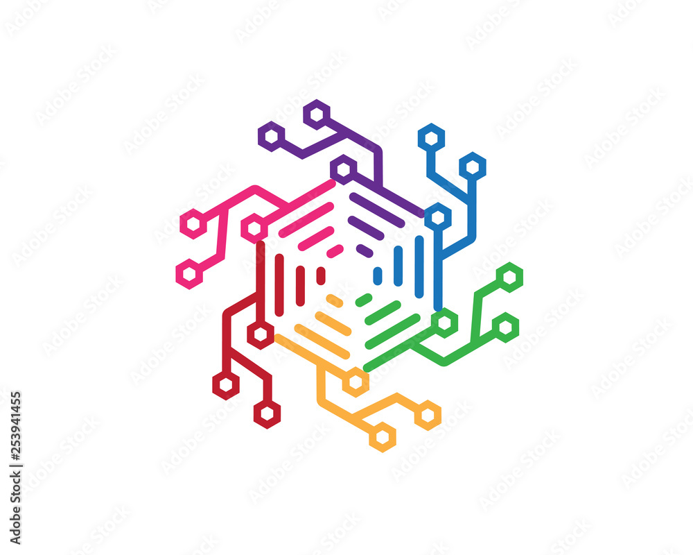 Network hexagon circuit design Network hexagon circuit design