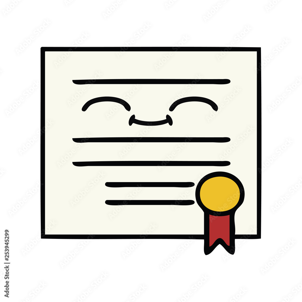 cute cartoon graduation diploma cute cartoon graduation diploma