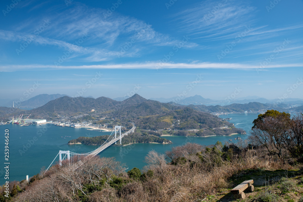 Fototapeta premium しまなみ海道 瀬戸内海